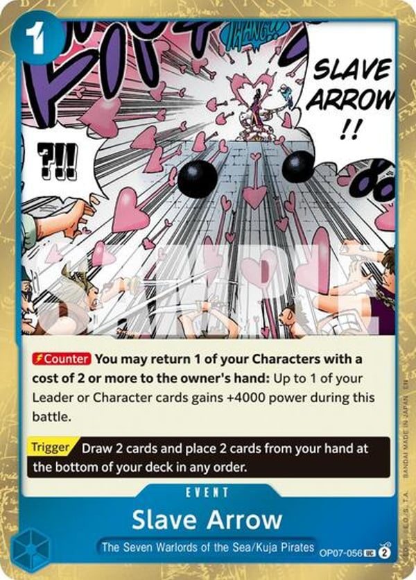 Slave Arrow (Pirate Foil) OP07-056 — English PRB-02 printing