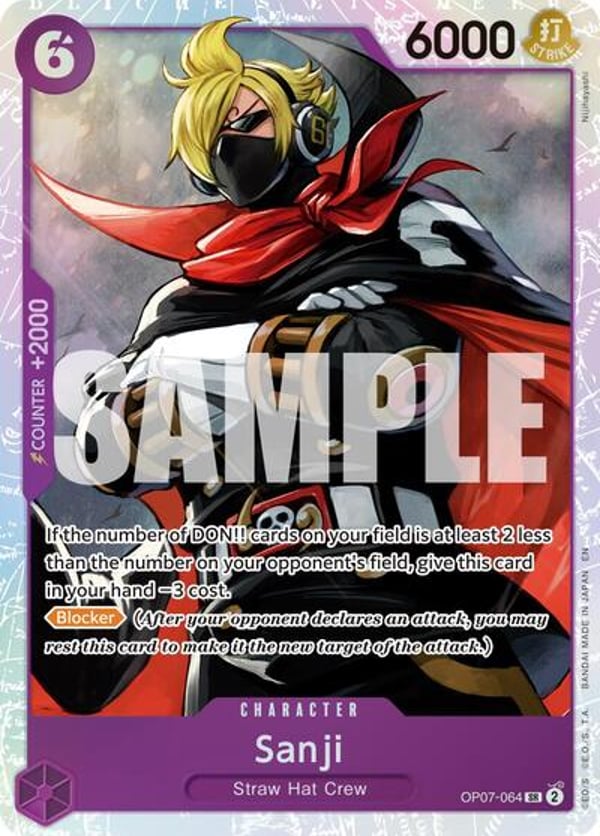 Sanji (Reprint) OP07-064 — English PRB-02 printing