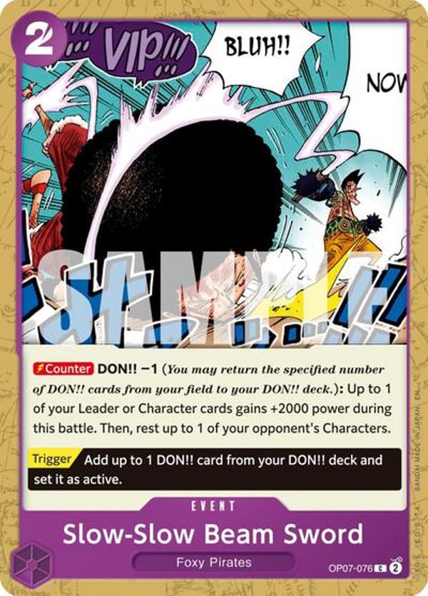 Slow-Slow Beam Sword (Reprint)
