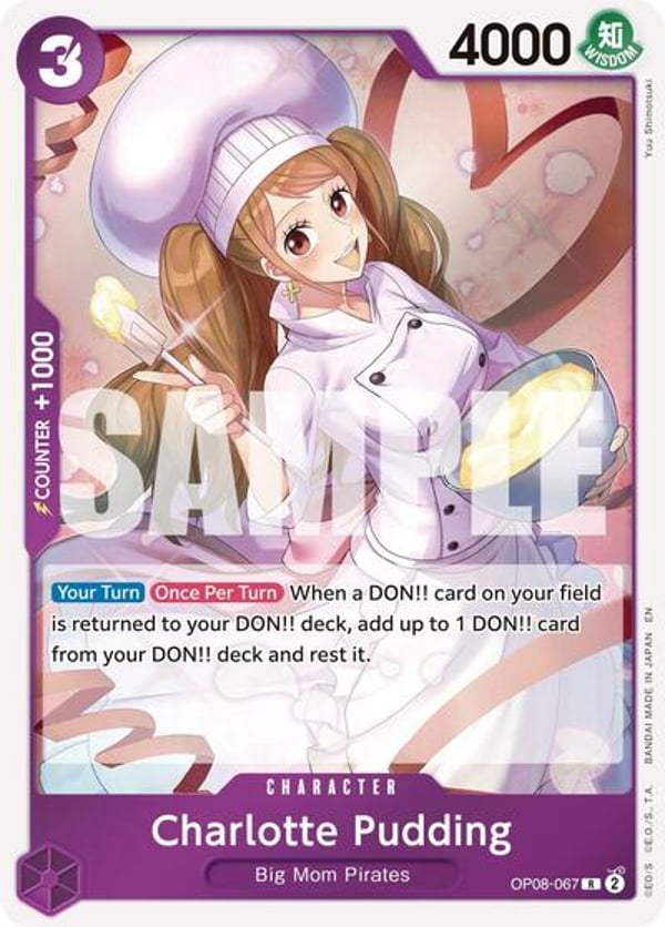 Charlotte Pudding (Reprint) OP08-067 — English PRB-02 printing