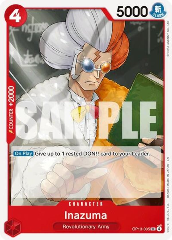 Inazuma OP13-005 — English OP-13 printing
