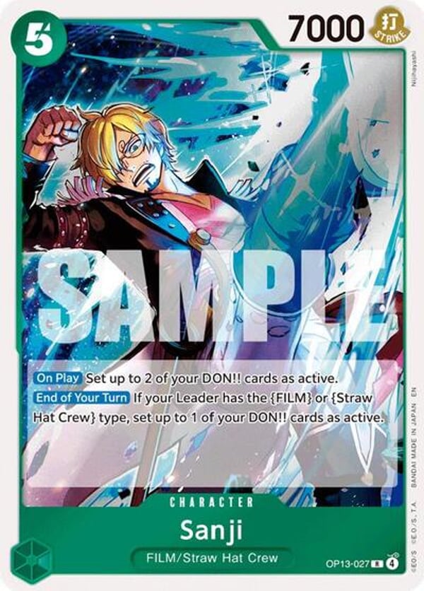 Sanji OP13-027 — English OP-13 printing