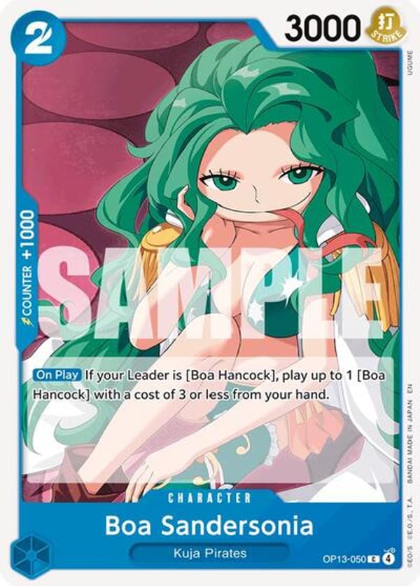 Boa Sandersonia OP13-050 — English OP-13 printing
