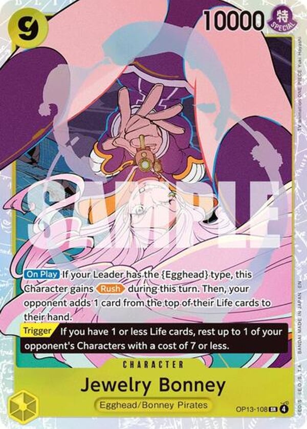 Jewelry Bonney (108) OP13-108 — English OP-13 printing