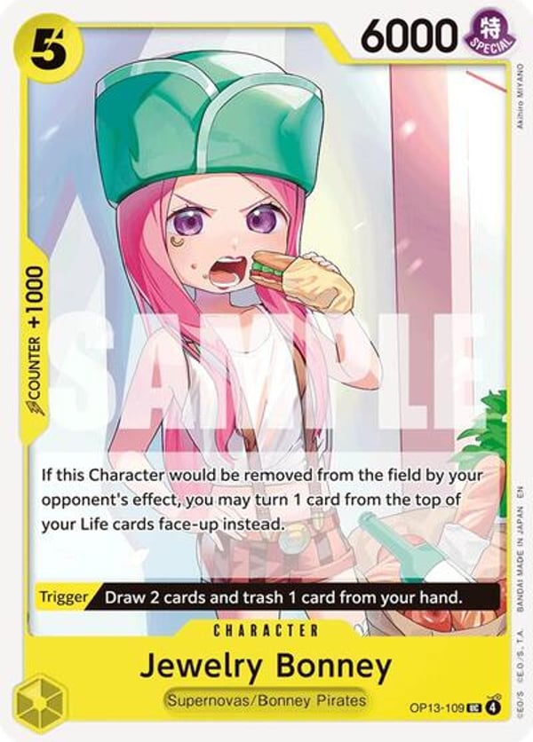 Jewelry Bonney (109) OP13-109 — English OP-13 printing