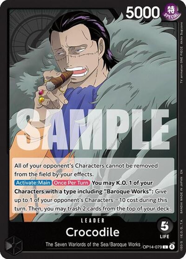 Crocodile OP14-079 — English OP-14 printing