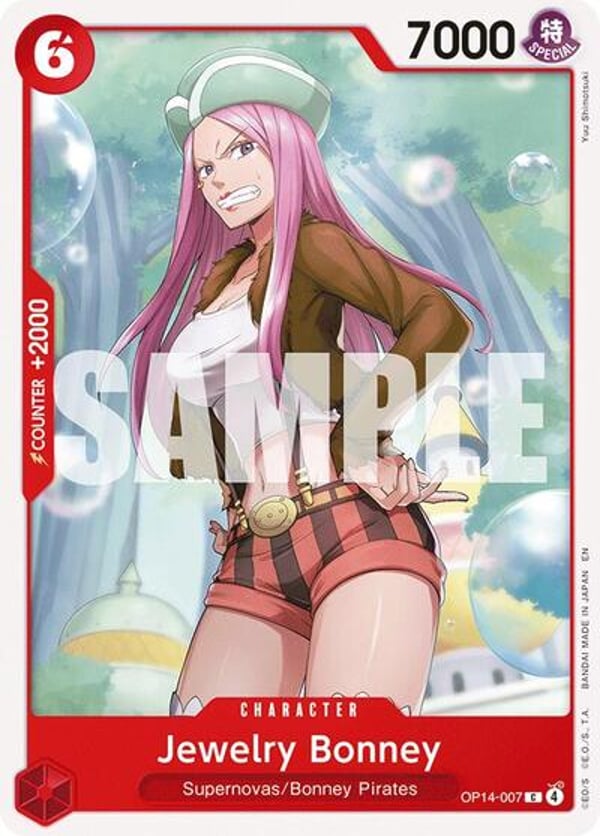 Jewelry Bonney OP14-007 — English OP-14 printing