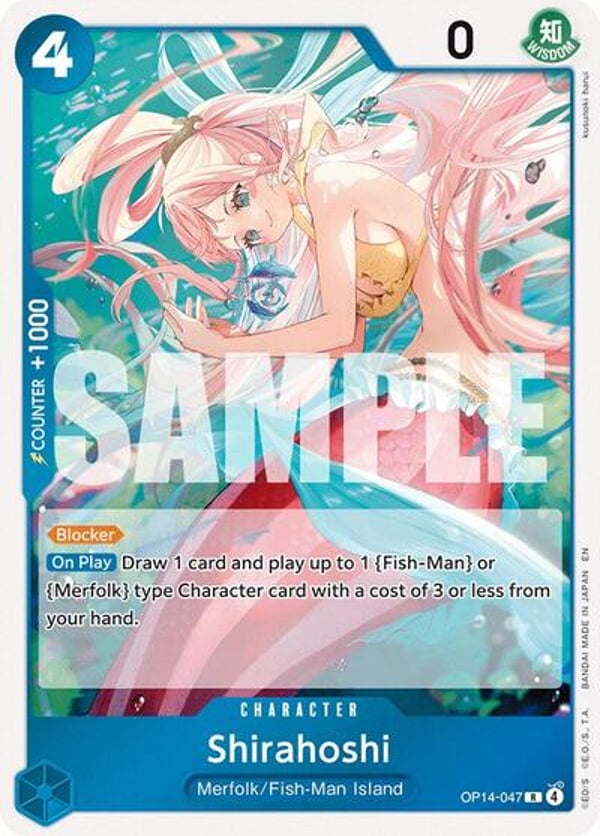 Shirahoshi OP14-047 — English OP-14 printing