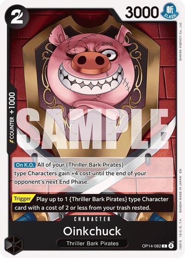 Oinkchuck OP14-082 — English OP-14 printing