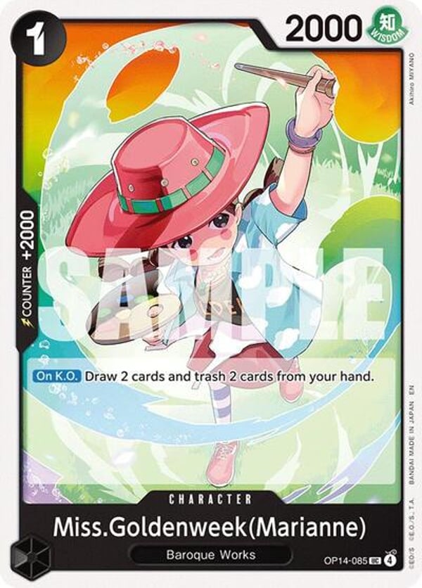 Miss.Goldenweek(Marianne) (Marianne) OP14-085 — English OP-14 printing