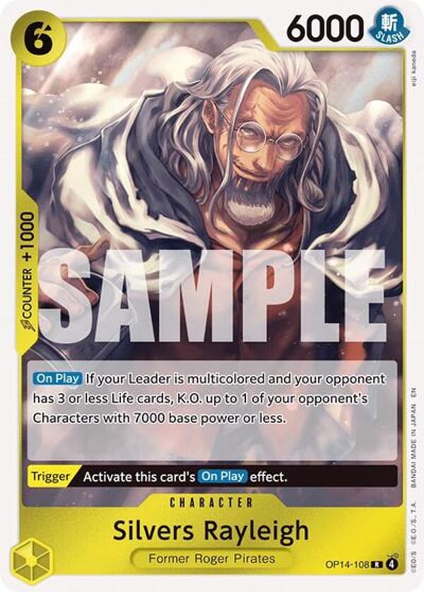 Silvers Rayleigh OP14-108 — English OP-14 printing