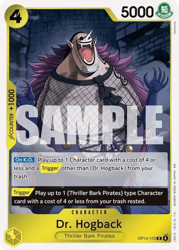 Dr. Hogback OP14-110 — English OP-14 printing