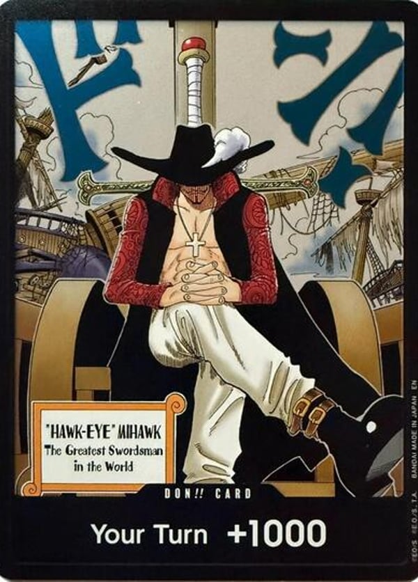 DON!! Card (Dracule Mihawk)  — English OP-14 printing