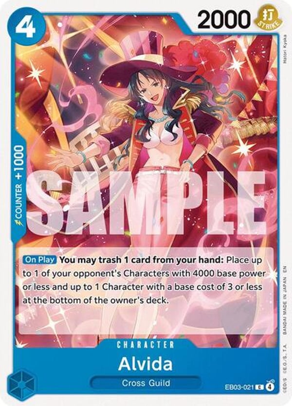 Alvida EB03-021 — English EB-03 printing