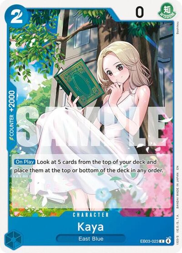 Kaya EB03-023 — English EB-03 printing