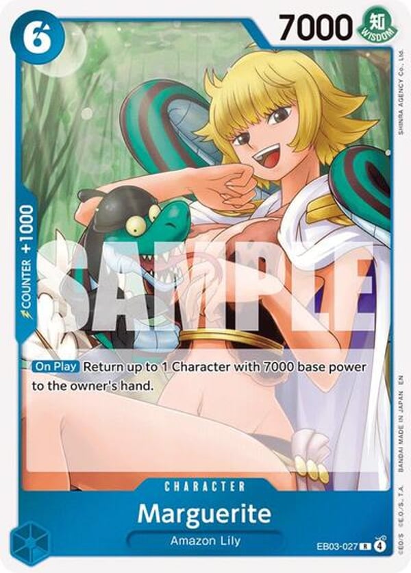 Marguerite EB03-027 — English EB-03 printing