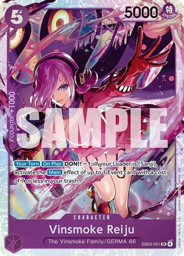Vinsmoke Reiju EB03-031 — English EB-03 printing