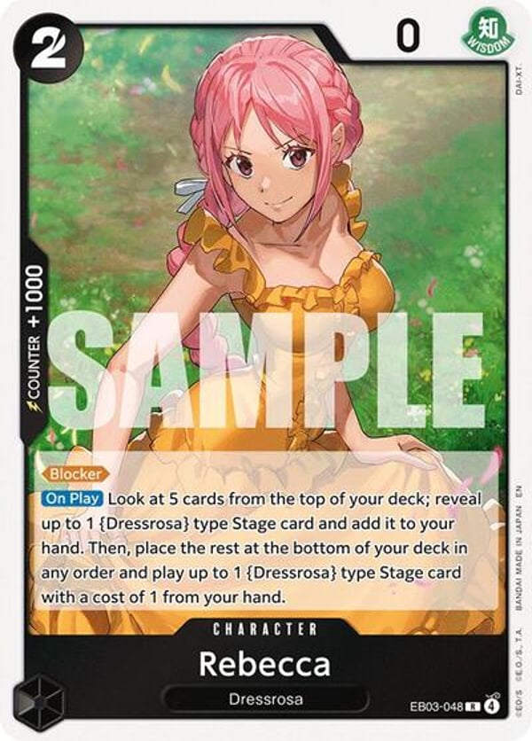 Rebecca EB03-048 — English EB-03 printing