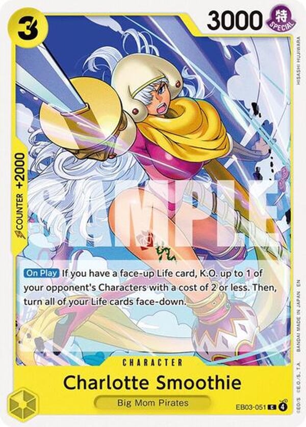 Charlotte Smoothie EB03-051 — English EB-03 printing