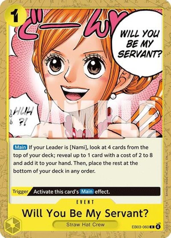 Will You Be My Servant? EB03-060 — English EB-03 printing