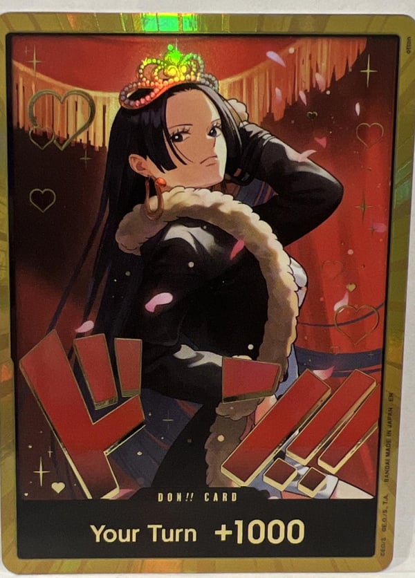 DON!! Card (Boa Hancock) (Gold)