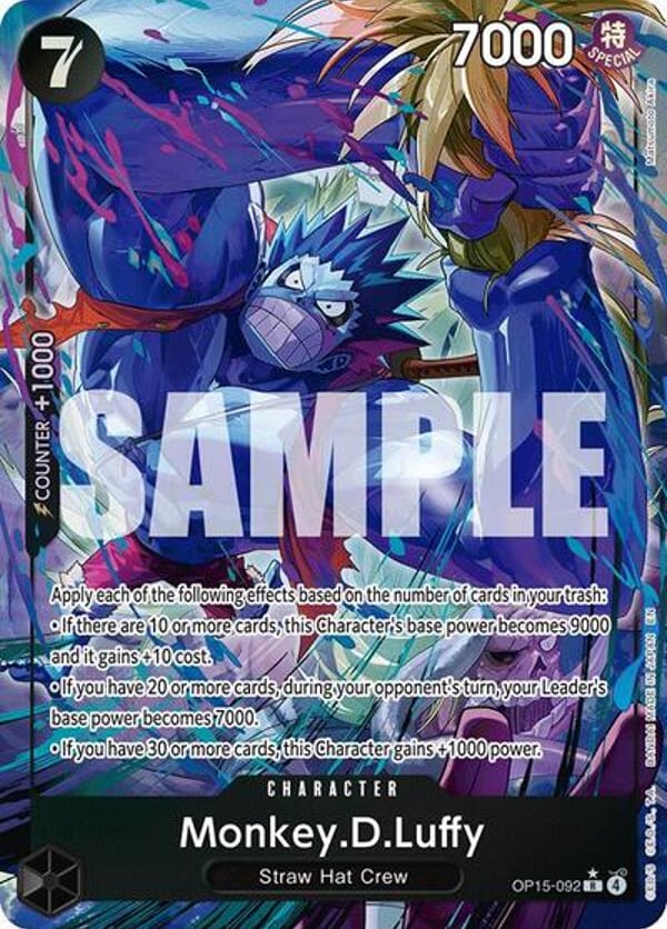 Monkey.D.Luffy (OP15-092) (Alternate Art)