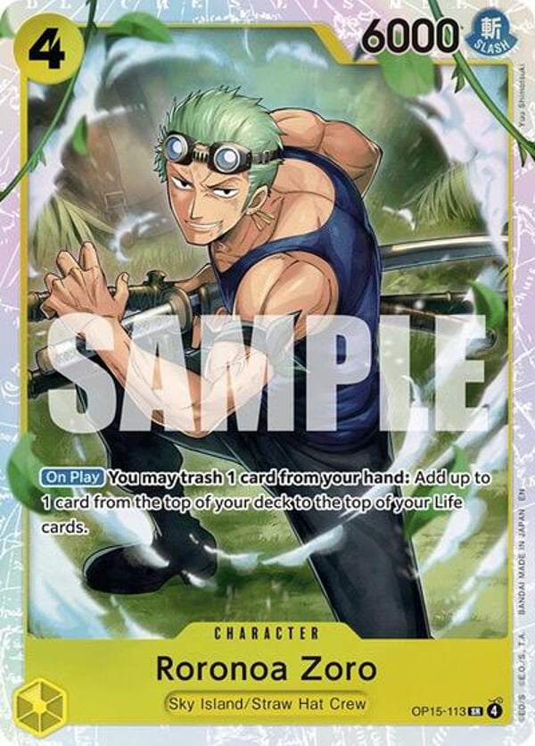 Roronoa Zoro (OP15-113)