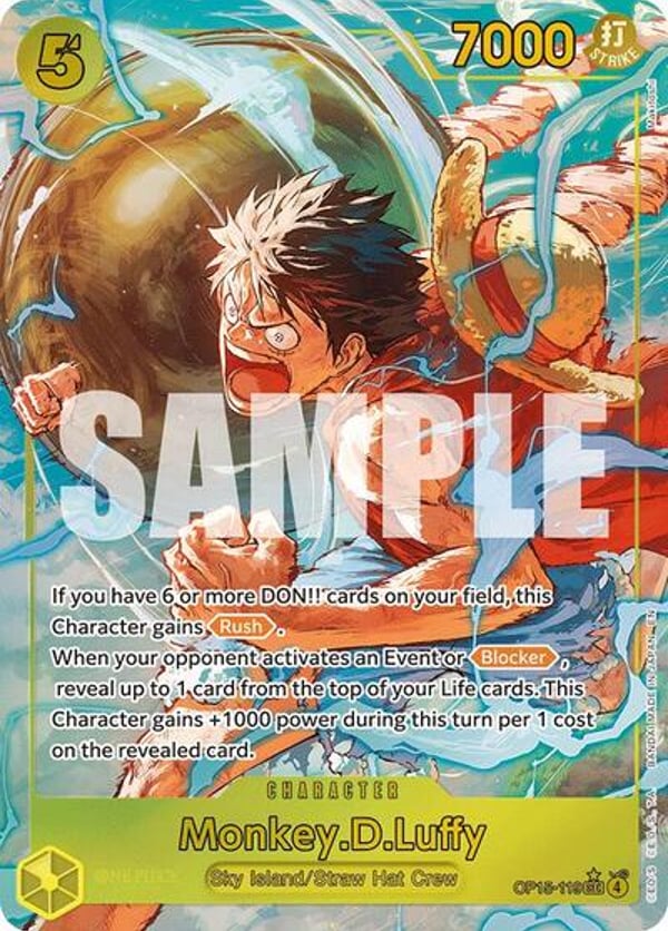 Monkey.D.Luffy One Piece card