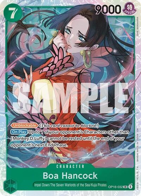 Boa Hancock One Piece card