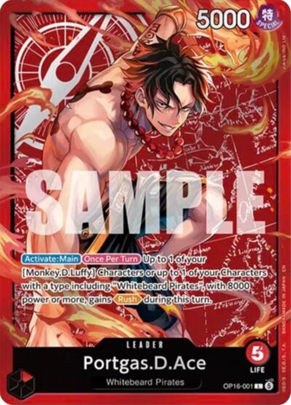 Portgas.D.Ace One Piece card