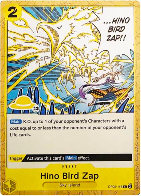 Hino Bird Zap (Luffy Deck)