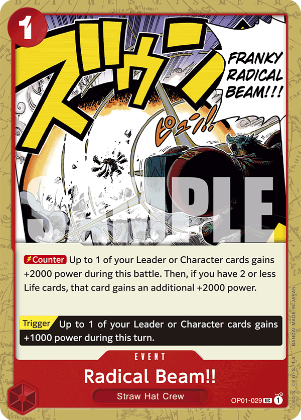 Radical Beam!! (PRB-01 Reprint)