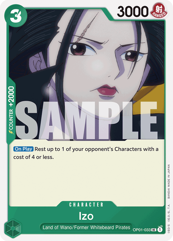 Izo (PRB-01 Reprint) OP01-033 — English PRB-01 printing