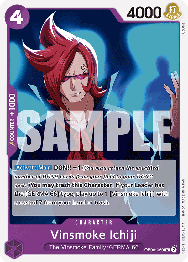 Vinsmoke Ichiji (PRB-01 Reprint)