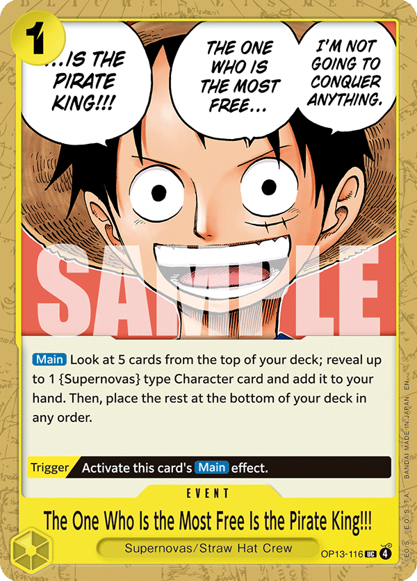The One Who Is the Most Free Is the Pirate King!!! (ST-36 reprint)