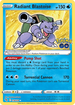 Radiant Blastoise – Radiant Rare