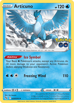 Articuno – Rare Holo – Pokémon GO