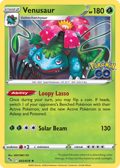 Venusaur – Rare Holo – Pokémon GO