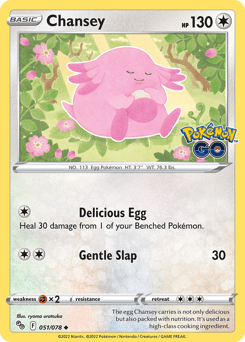 Chansey – Uncommon – Pokémon GO