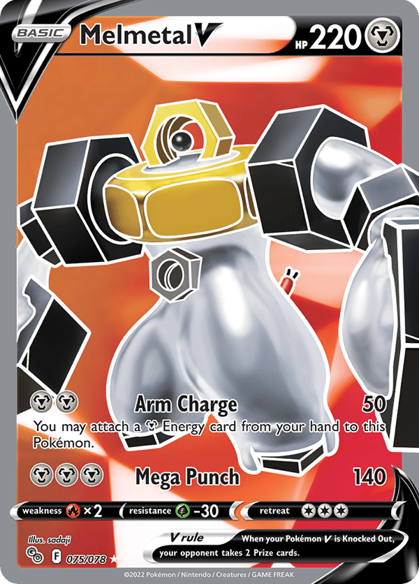 Melmetal V – Rare Ultra – Pokémon GO