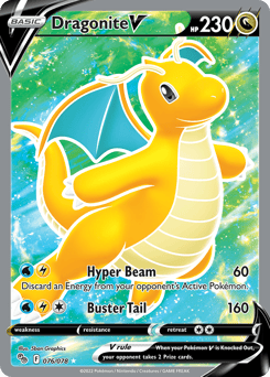 Dragonite V – Rare Ultra