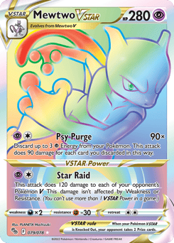 Mewtwo VSTAR – Rare Rainbow – Pokémon GO