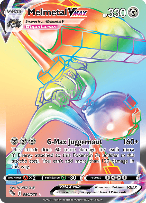 Melmetal VMAX – Rare Rainbow – Pokémon GO