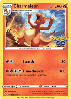 Charmeleon – Uncommon – Pokémon GO