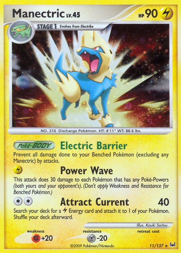 Manectric – Rare Holo – Platinum