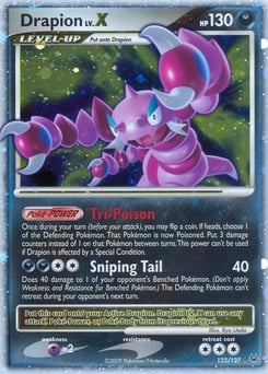 Drapion LV.X – Rare Holo LV.X – Platinum