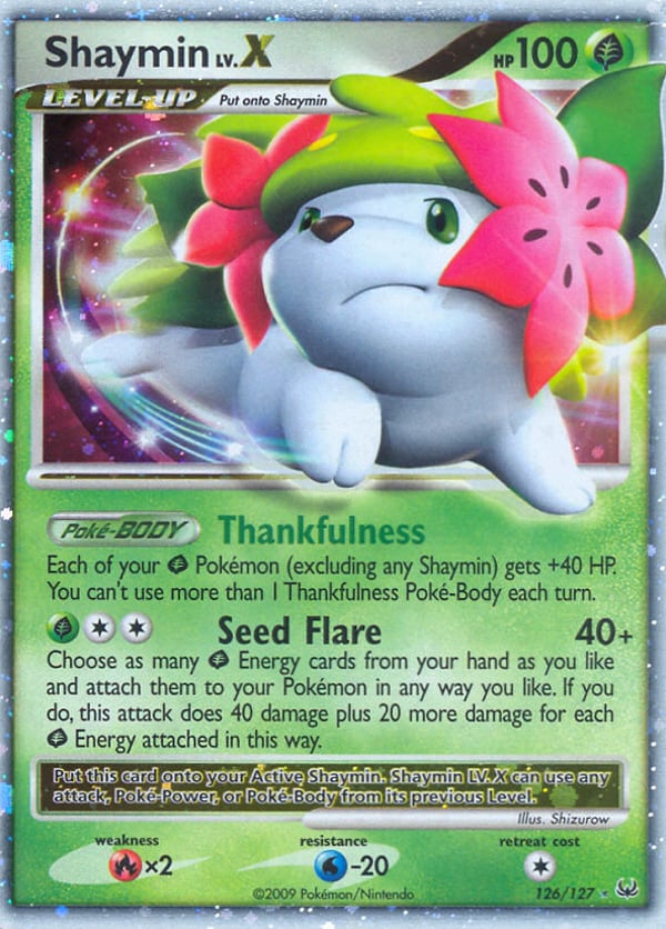 Shaymin LV.X – Platinum
