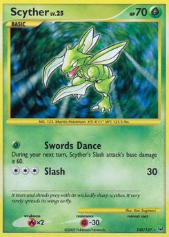 Scyther – Rare Secret – Platinum