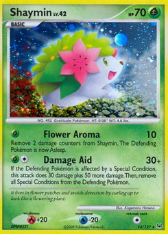 Shaymin – Rare Holo – Platinum