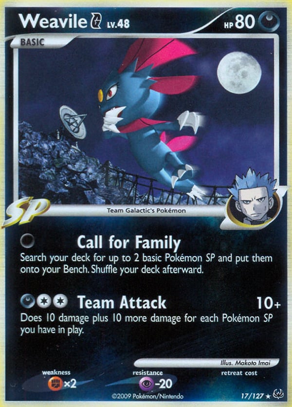 Weavile G – Platinum
